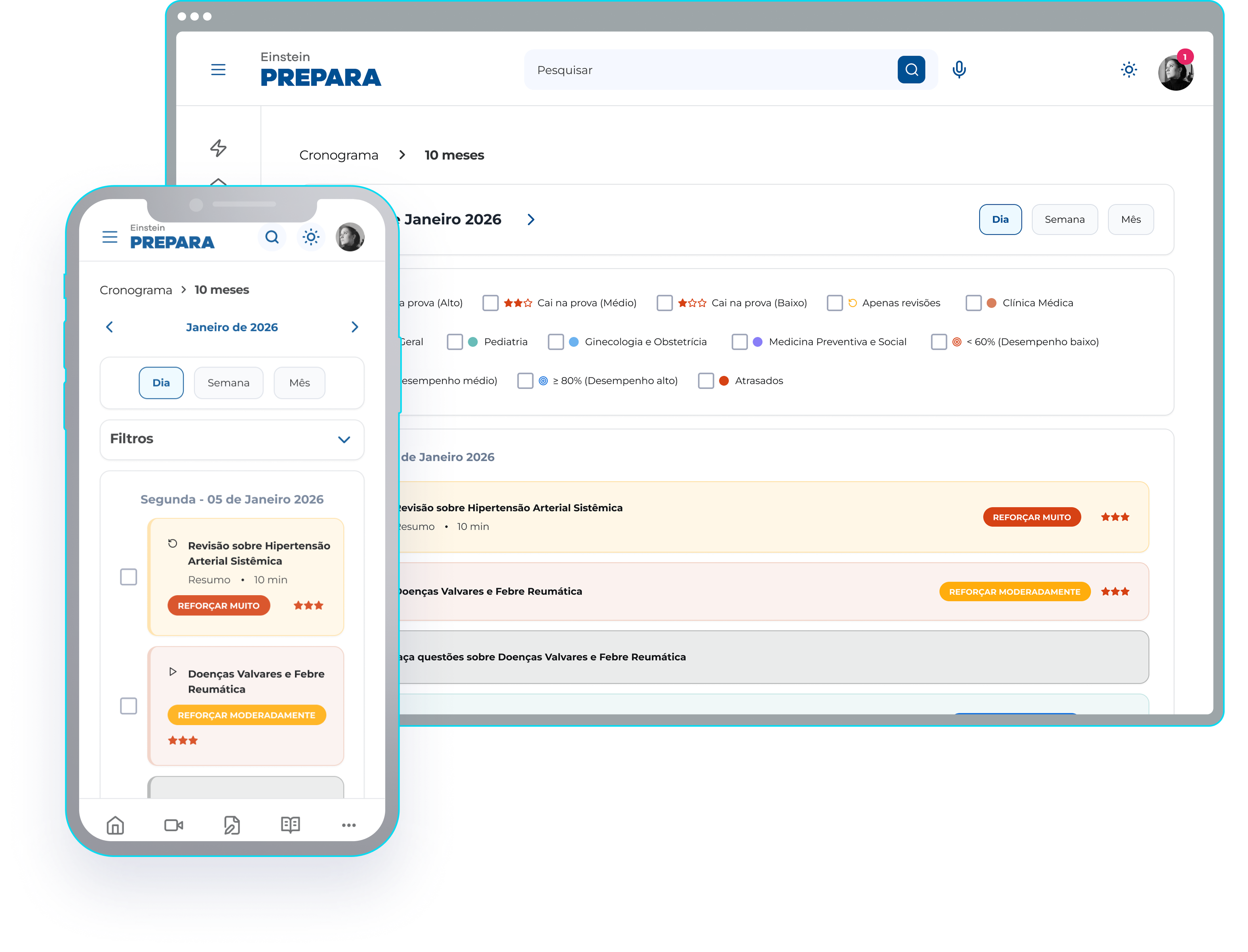 Cronograma - Einstein Prepara